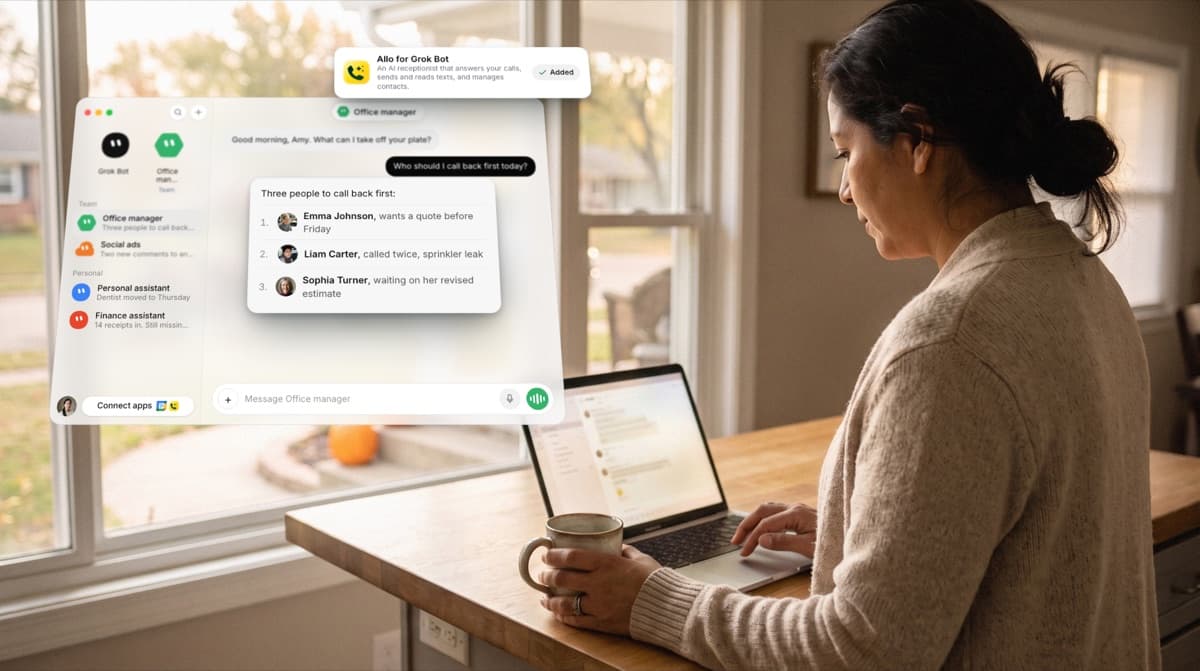 The Allo plugin is now in Grok Bot